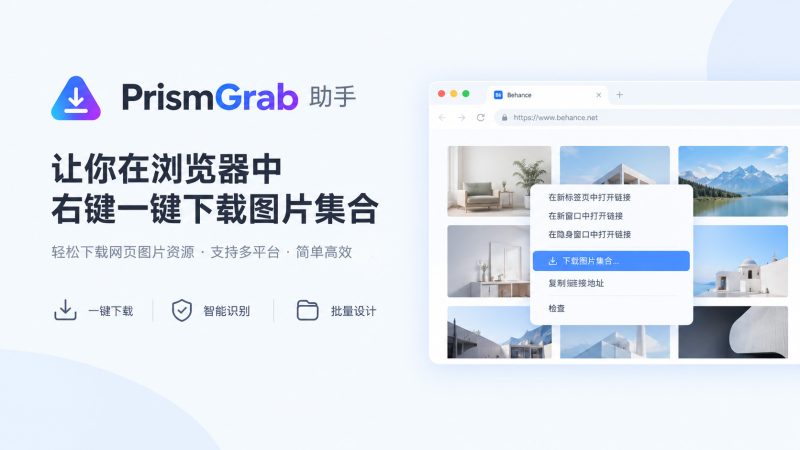 PrismGrab v1.2.0+ 浏览器扩展（PrismGrab助手1.0.0） · 安装与使用教程-聆曦博客